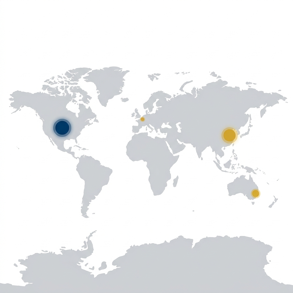 Geographic User Distribution Map